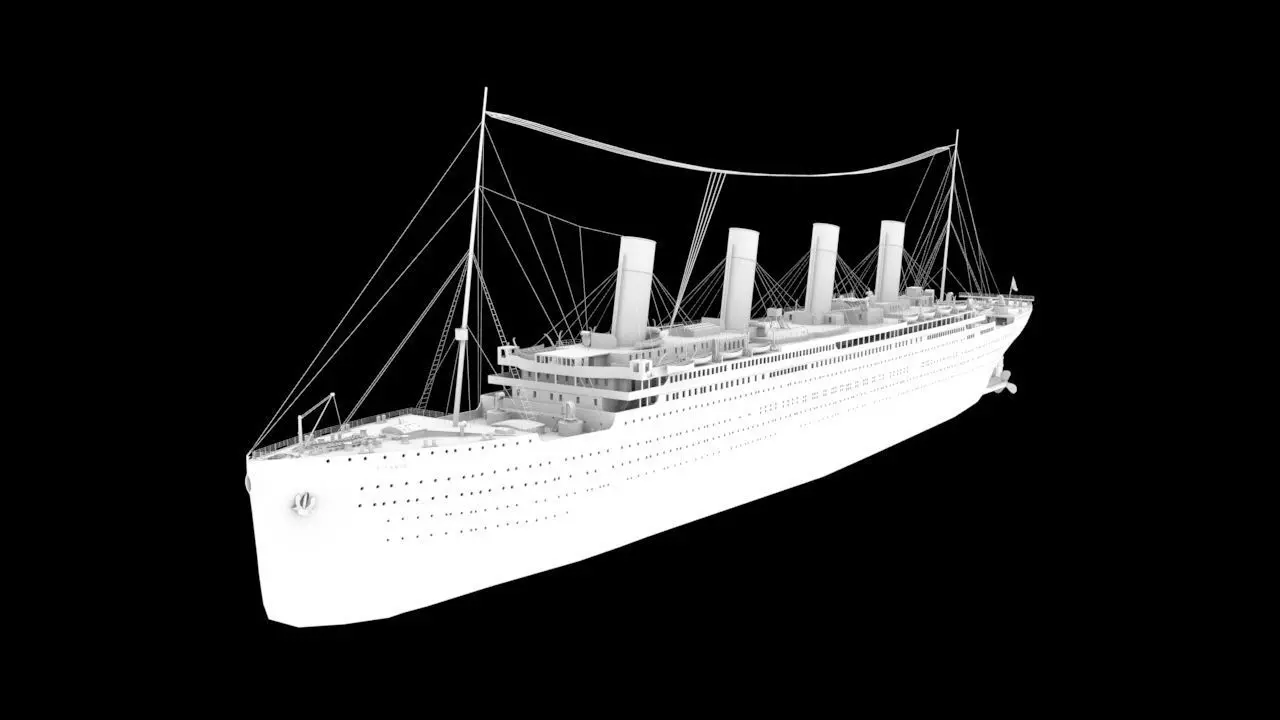 RMS Titanic 3D model_0