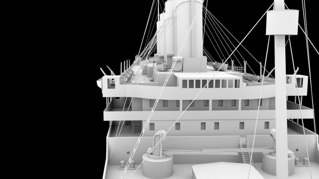 RMS Titanic 3D model_8