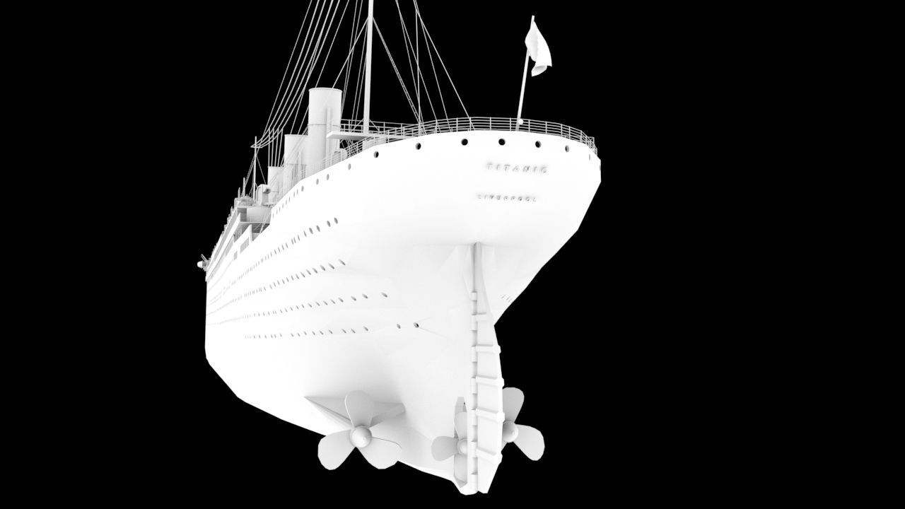 RMS Titanic 3D model_4