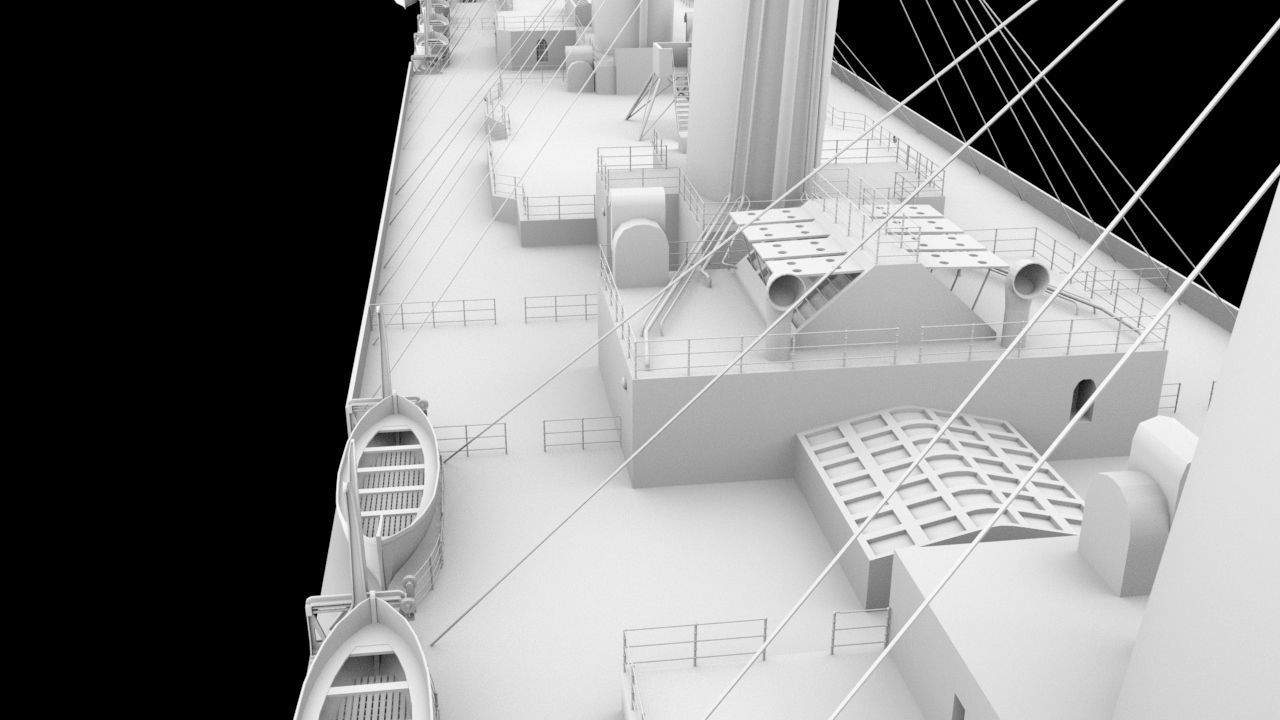 RMS Titanic 3D model_7