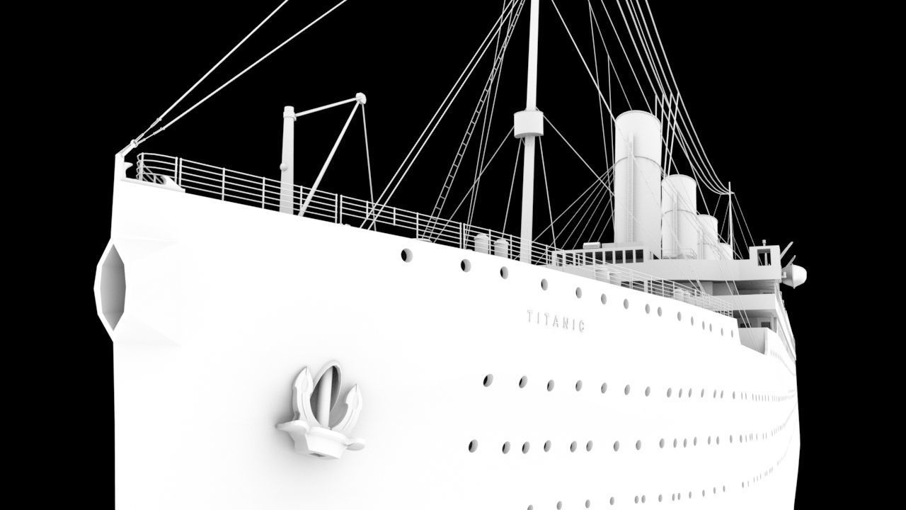 RMS Titanic 3D model_3