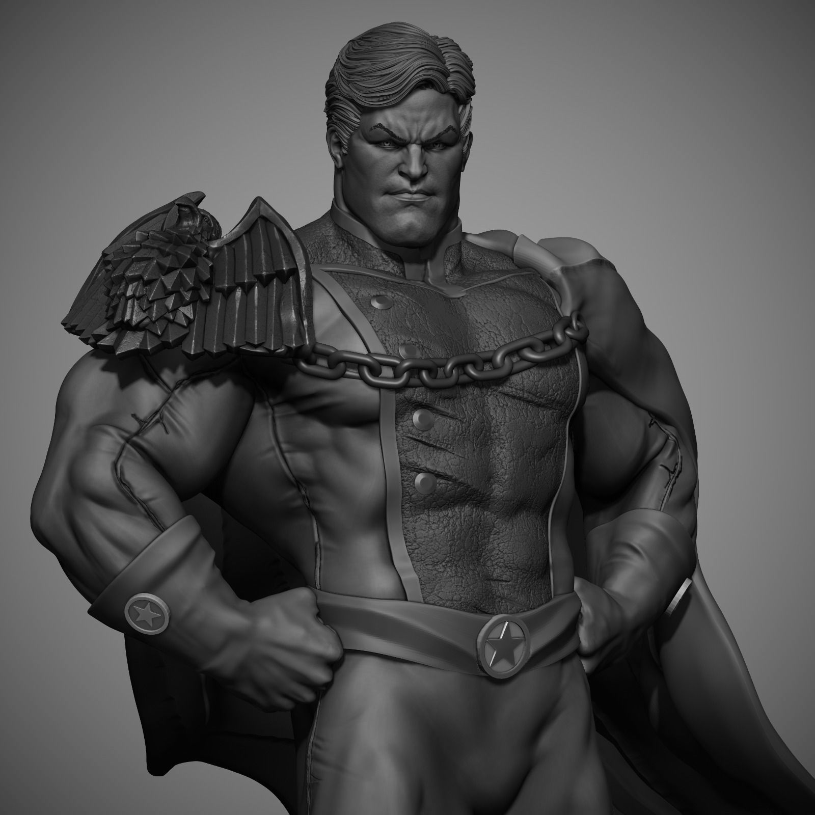 Homelander 3D Print 3D print model_19