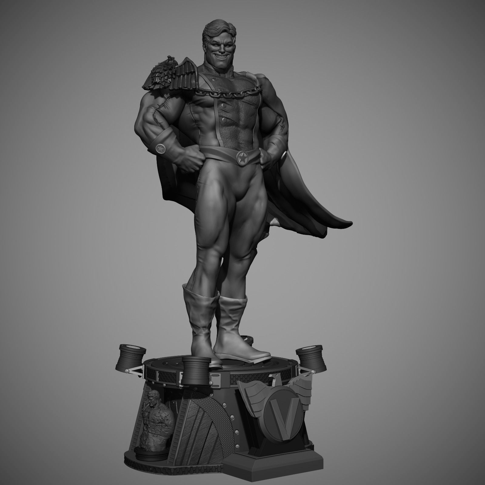 Homelander 3D Print 3D print model_23