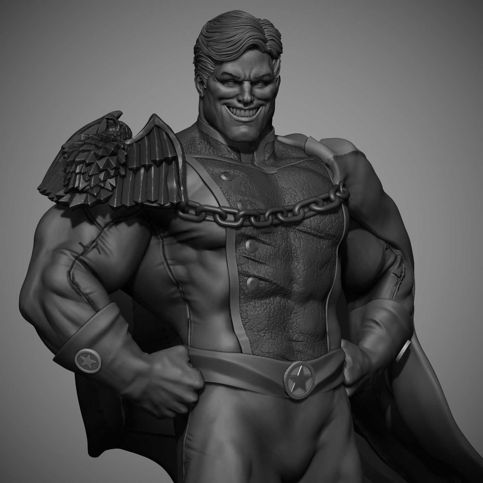 Homelander 3D Print 3D print model_24