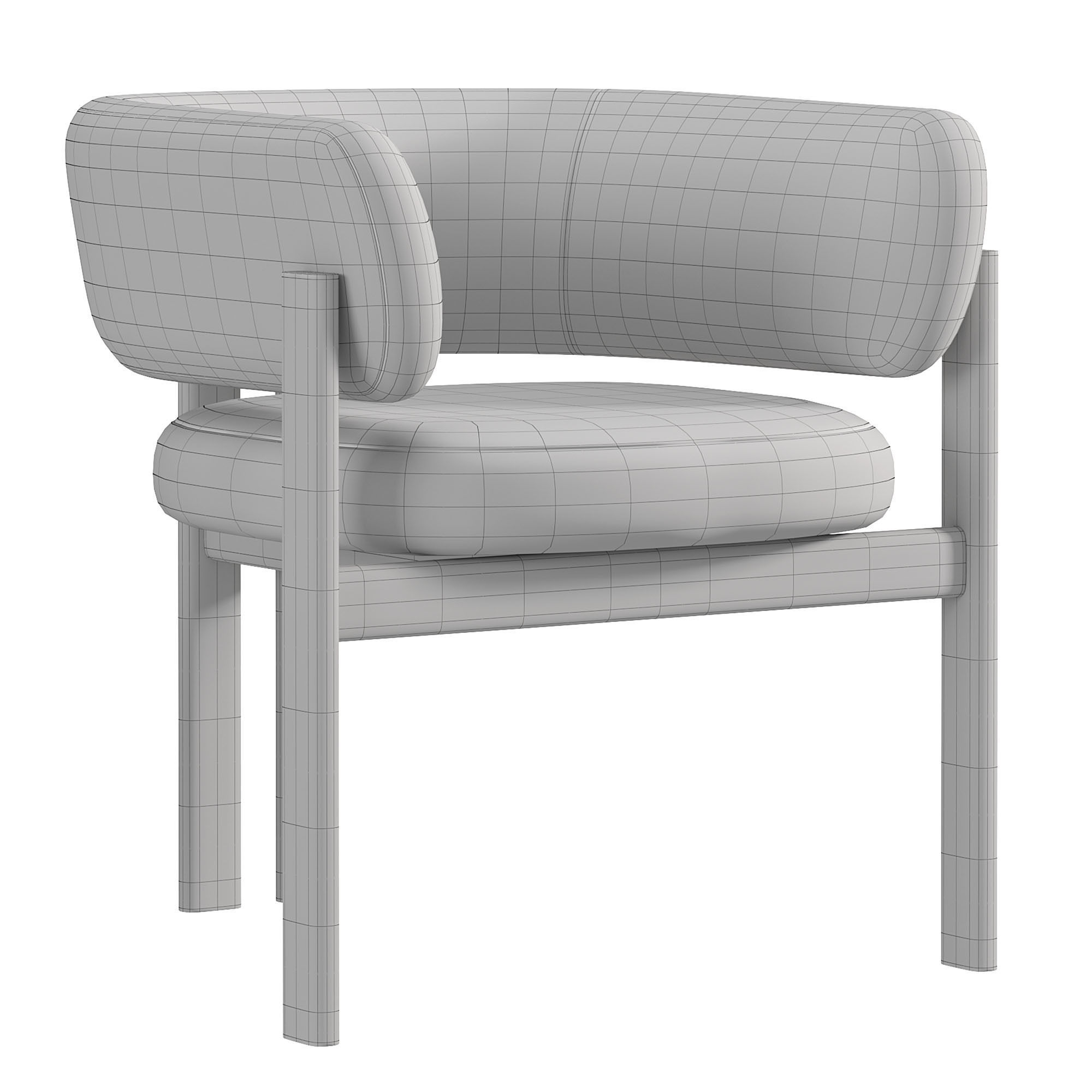 Bay Chair By Nature Design 3D model_3
