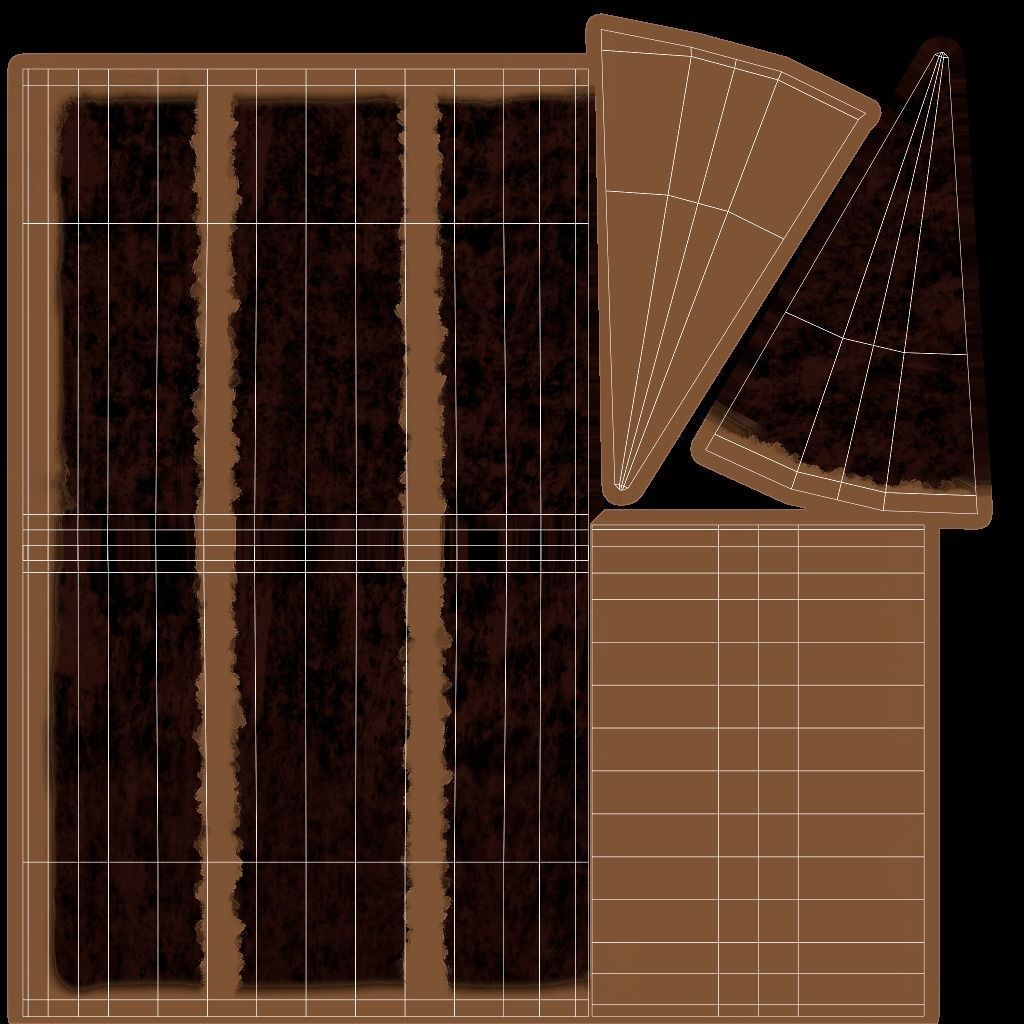 Chocolate Cake 3D model_7