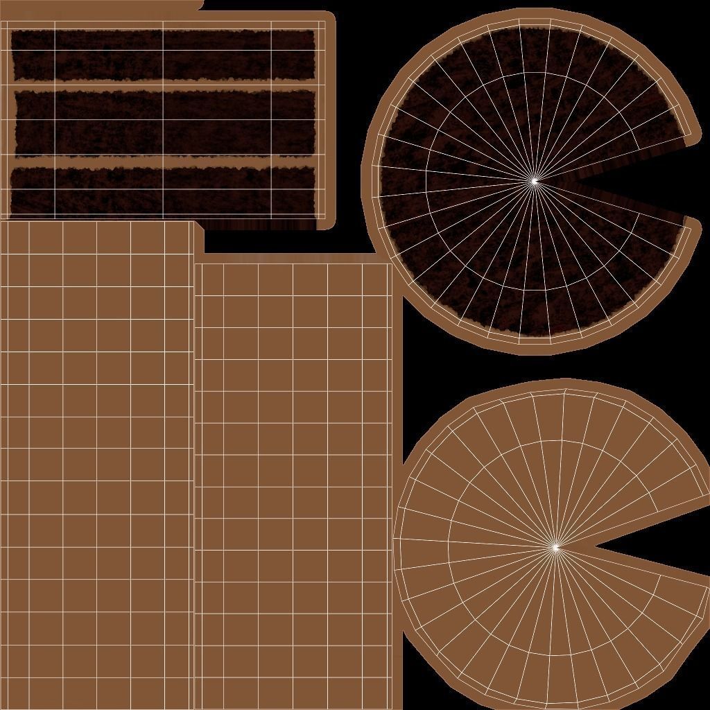 Chocolate Cake 3D model_6