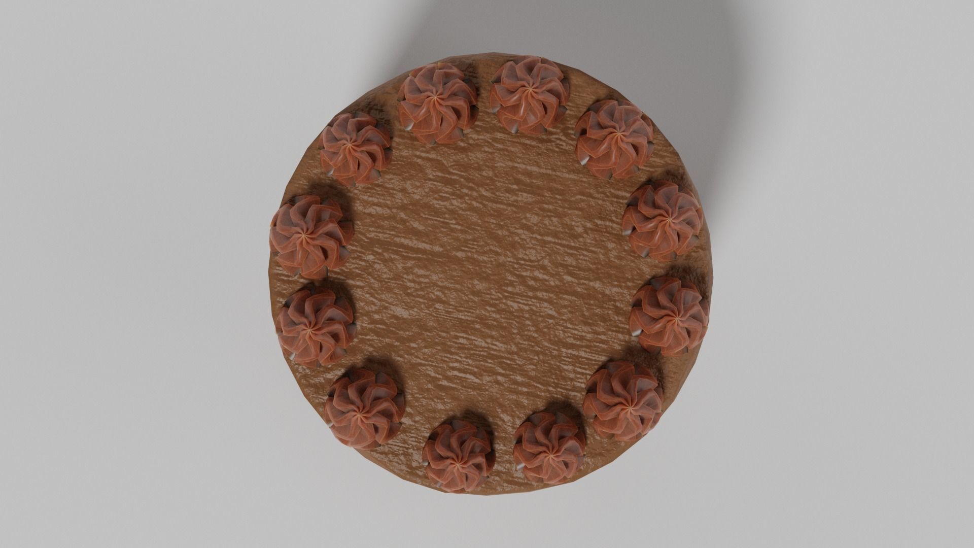 Chocolate Cake 3D model_2