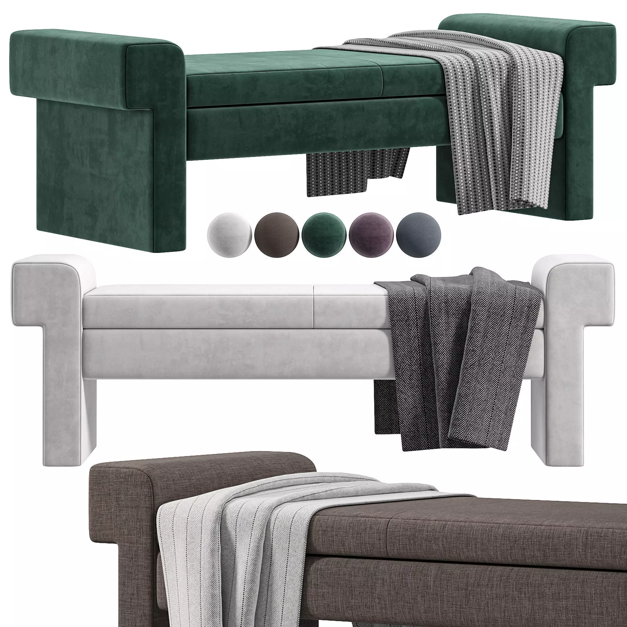 Jada Bench By Mgbwhome 3D model_0