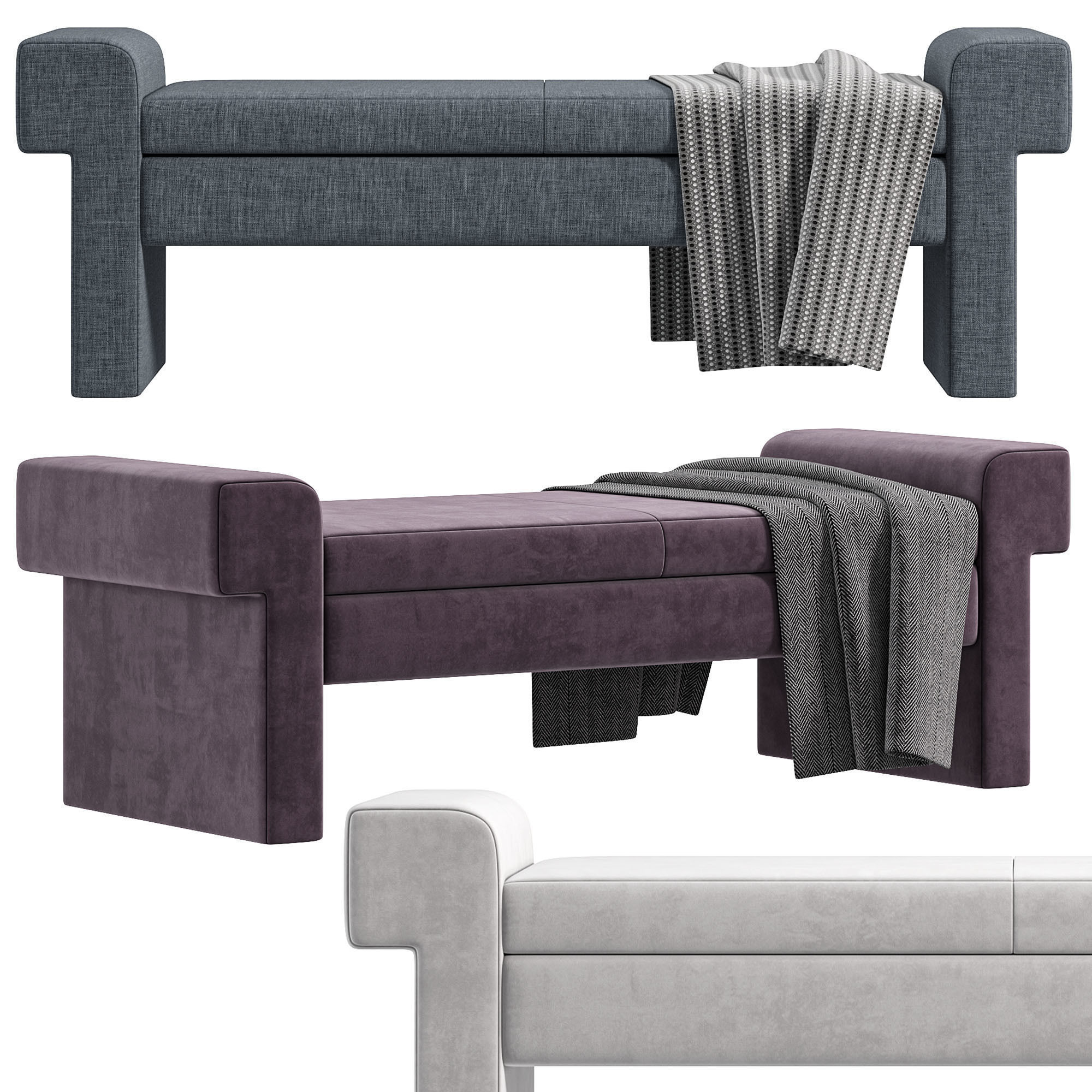 Jada Bench By Mgbwhome 3D model_4