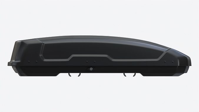 Car Cargo Roof Box 3D model 5