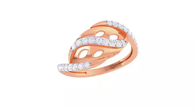  High Jewelry Diamond Cocktail Ring 3dm stl obj renders 3D print model