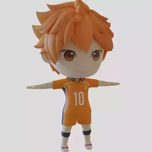 Chibi haikyuu Shoyo Hinata