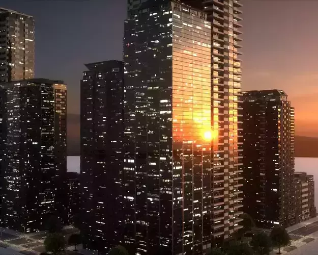 City Block Type B09 3D model
