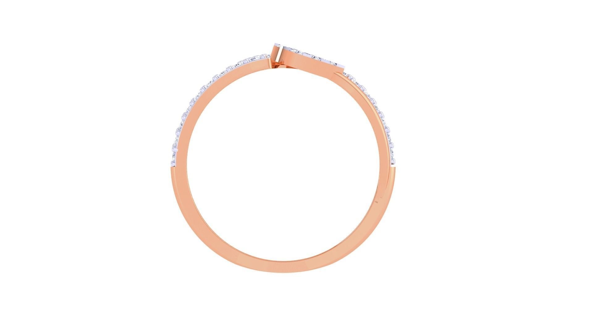 High Jewelry Diamond Cocktail Ring 3dm stl obj renders 3D print model_12