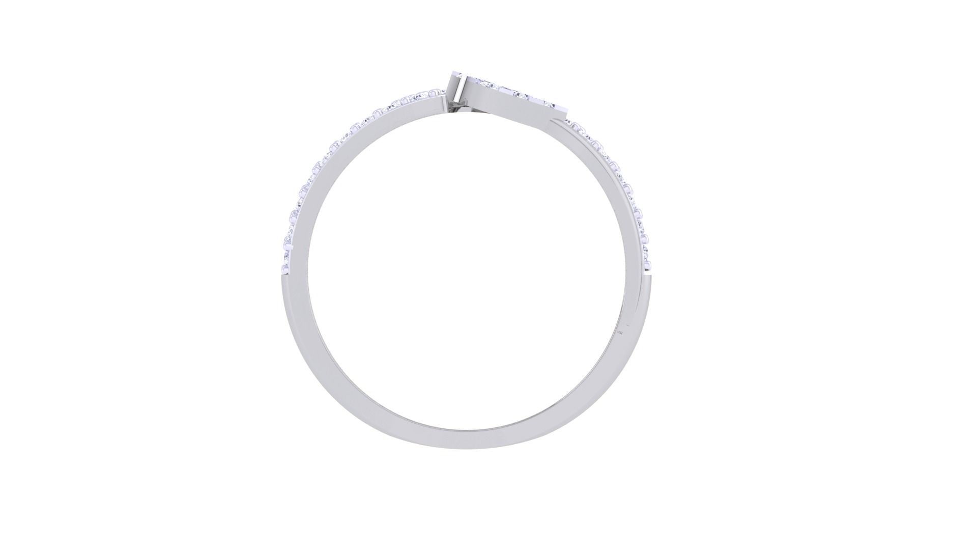 High Jewelry Diamond Cocktail Ring 3dm stl obj renders 3D print model_11