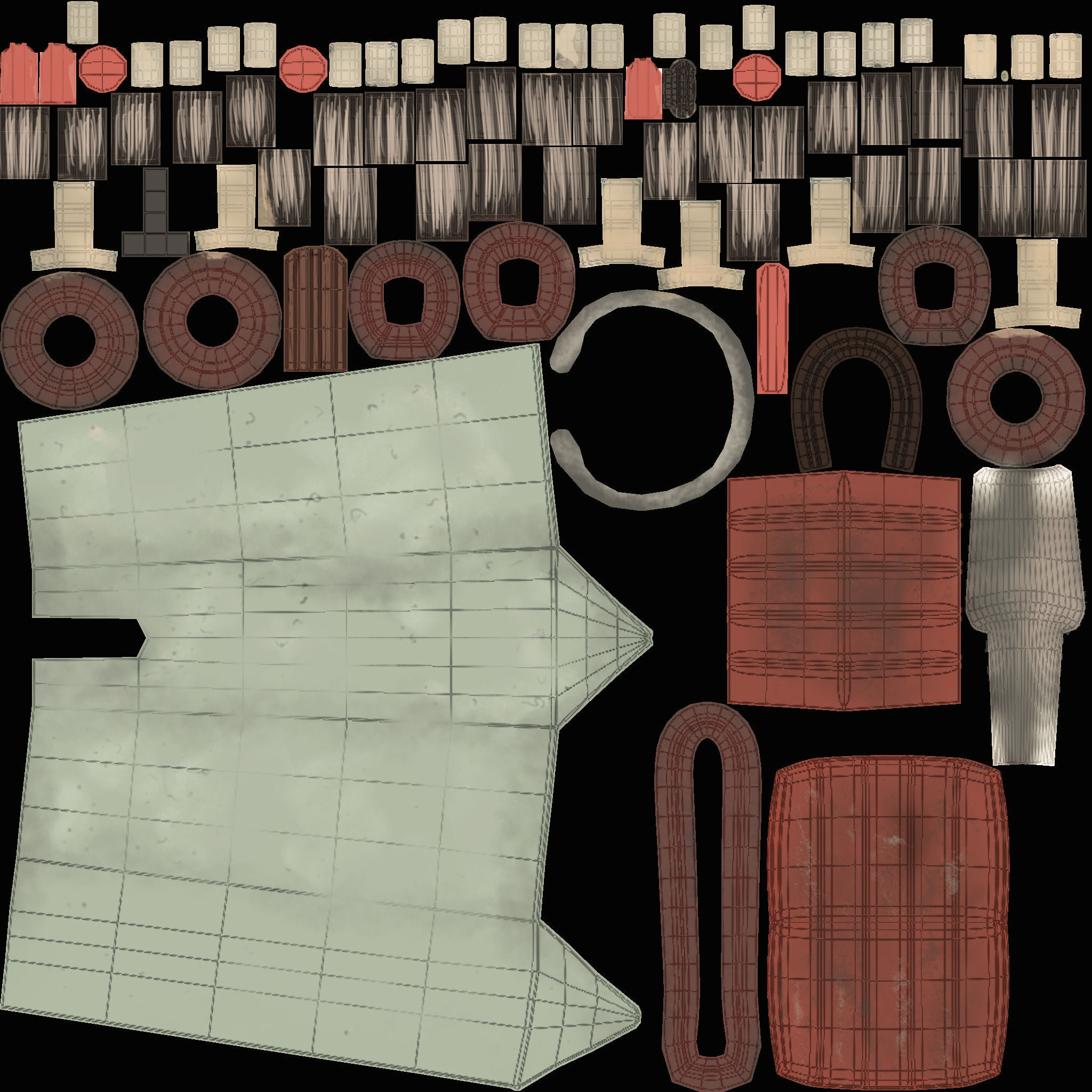 Cartoon House Low-poly 3D model_7