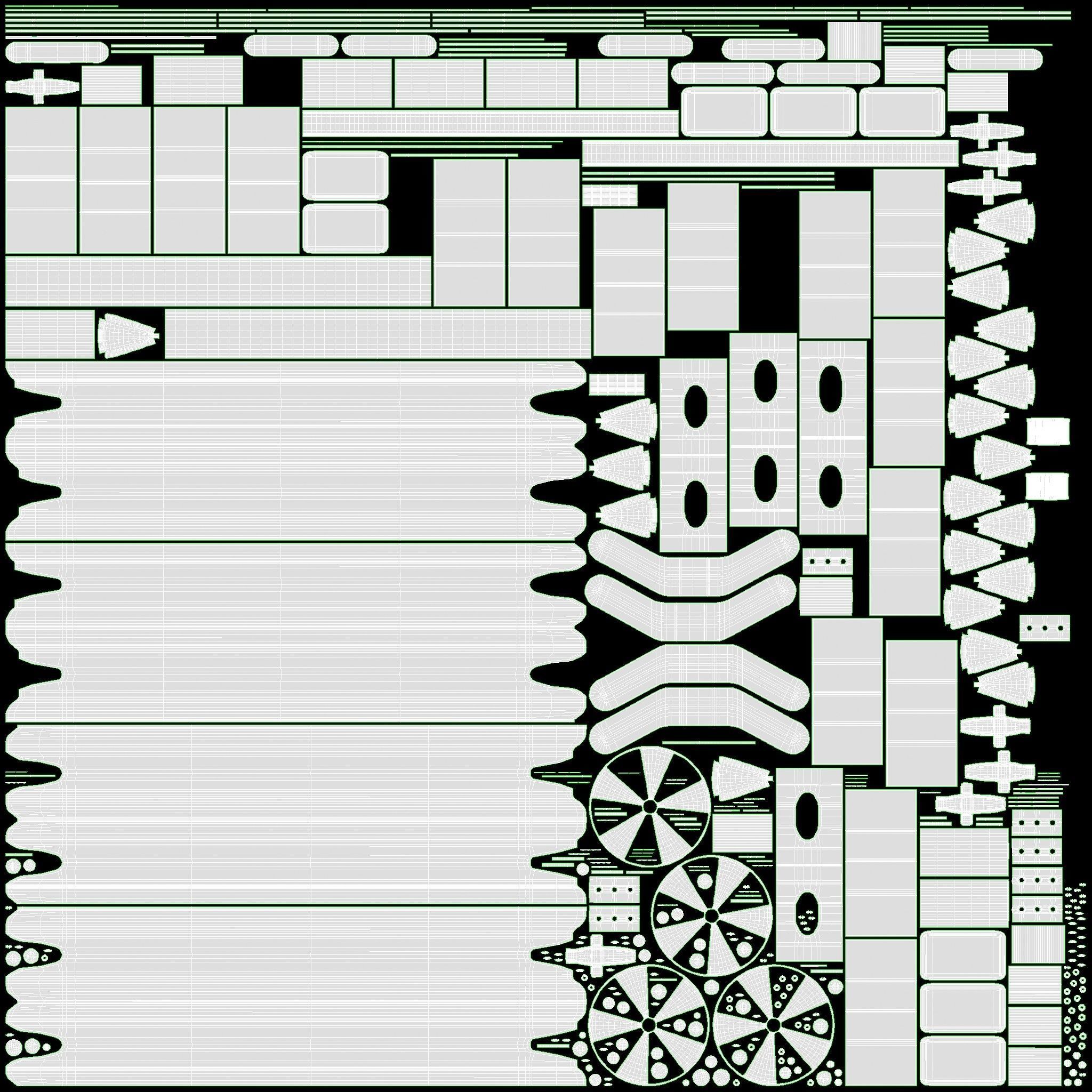 Indoor Table Tennis Table ITTF Folded 3D model_9