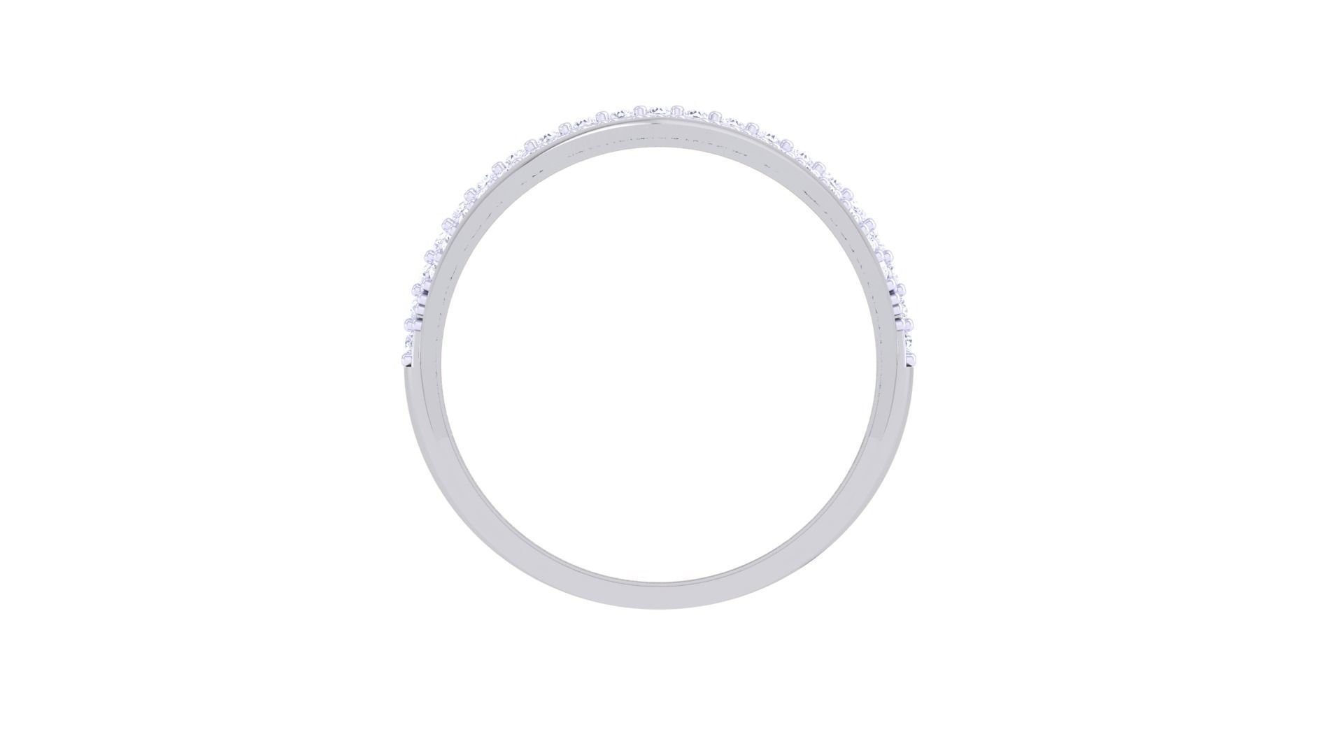 Wire High Jewelry Diamond Cocktail Ring 3dm stl obj renders 3D print model_12