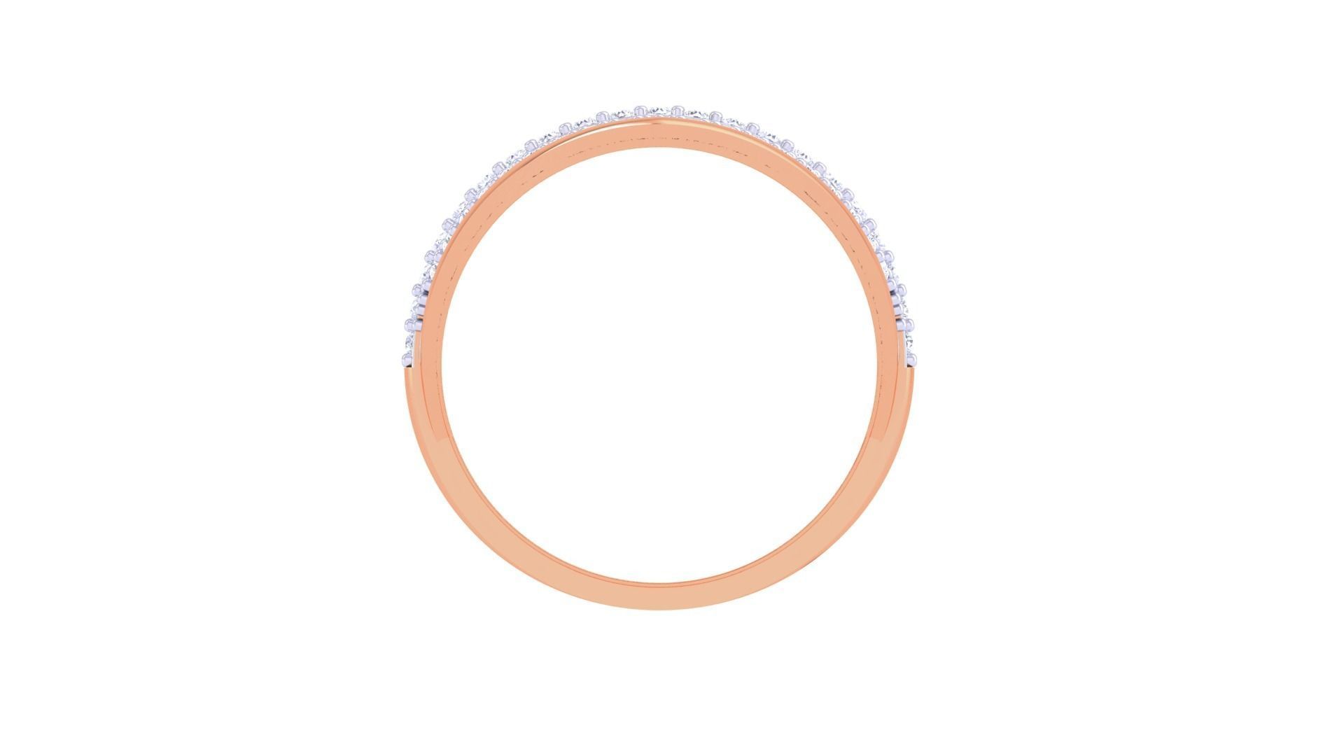 Wire High Jewelry Diamond Cocktail Ring 3dm stl obj renders 3D print model_10