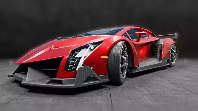 supercar 3D model