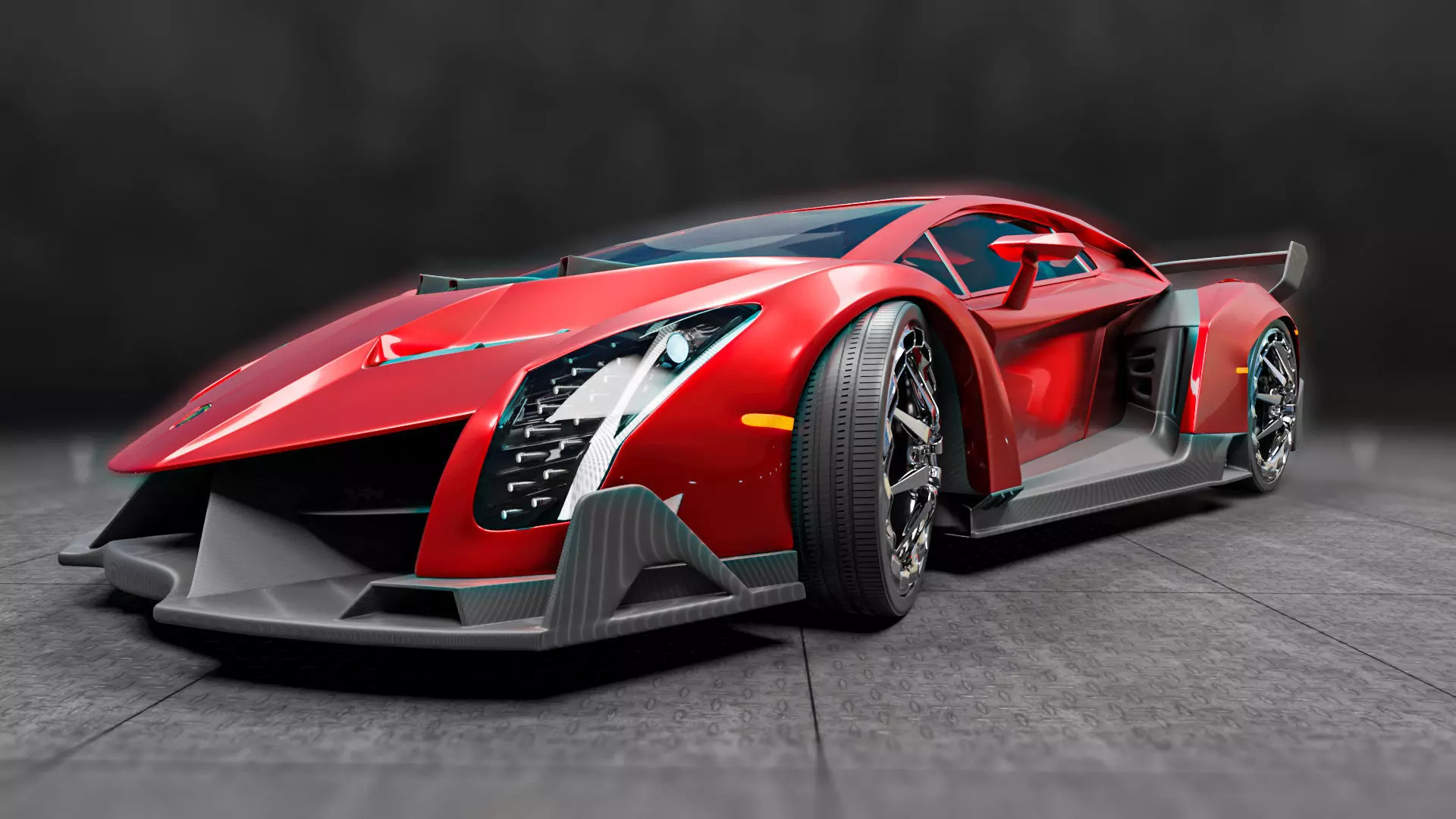 supercar 3D model_0