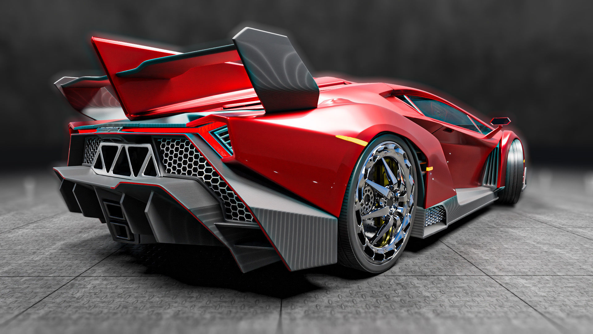 supercar 3D model_7
