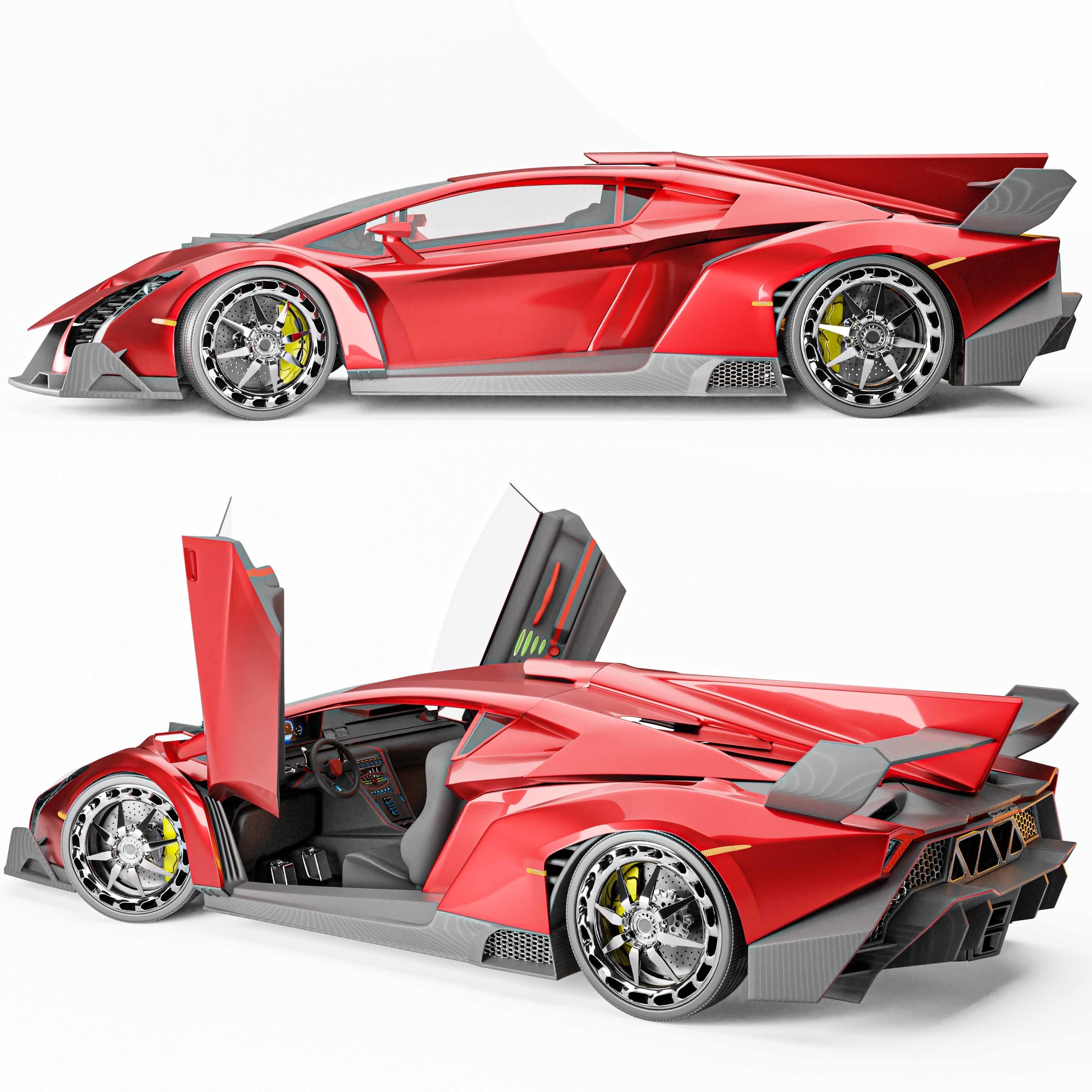 supercar 3D model_9