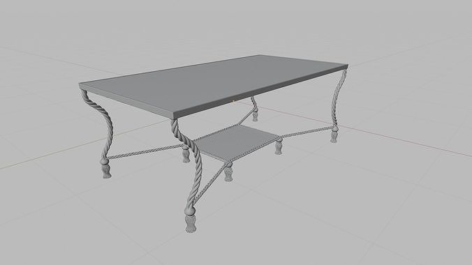 Rose Gold Living room table 3D model