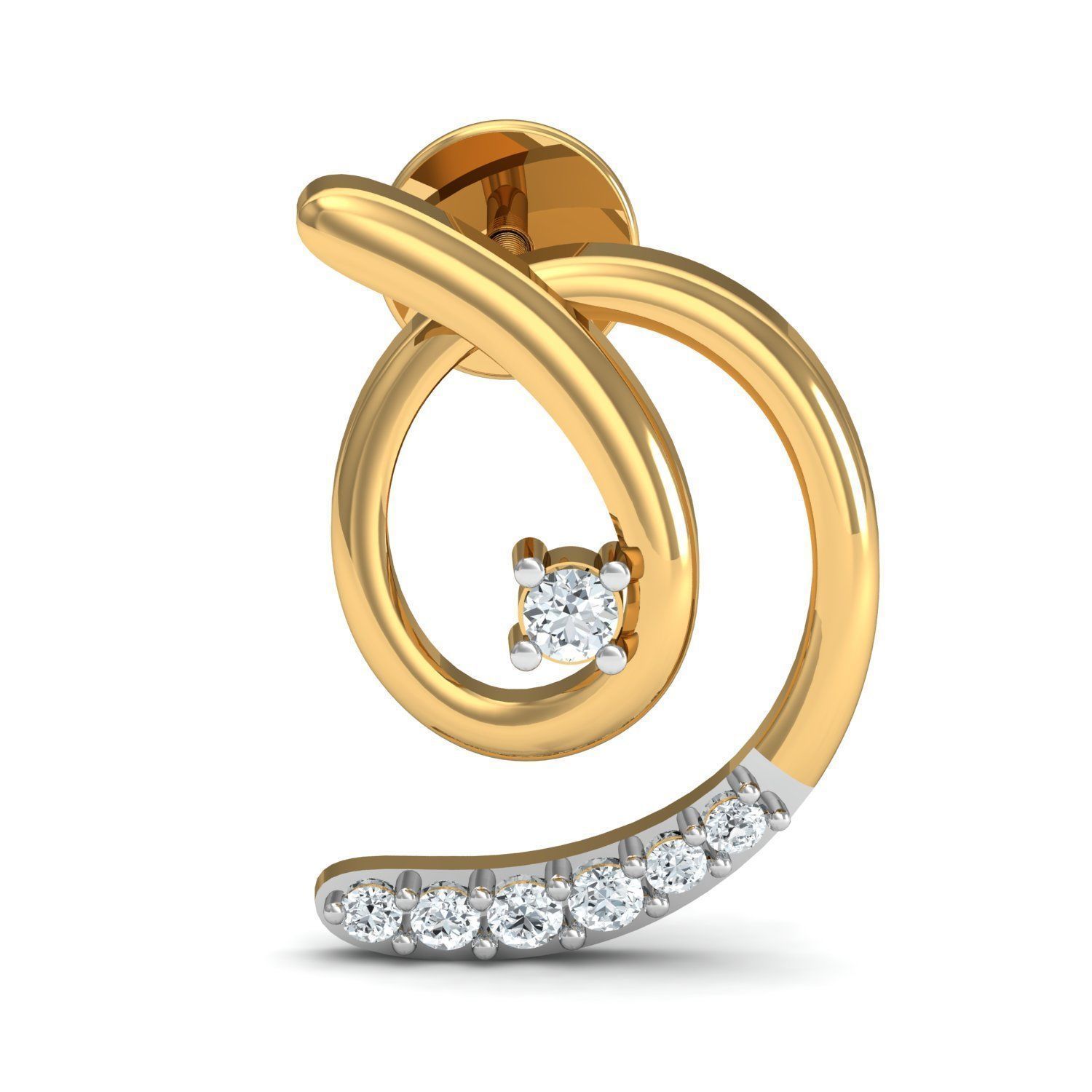 Diamond Solitaire Necklaces Set With Ring 3D Print Model 3D print model_7