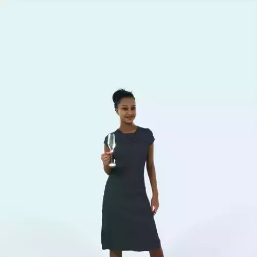 May 12L Holding Event Black African American Woman