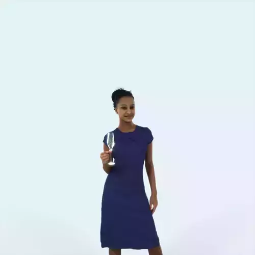 May 12J Holding Event Black African American Woman