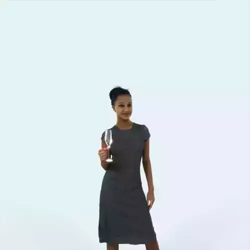 May 12C Holding Event Black African American Woman