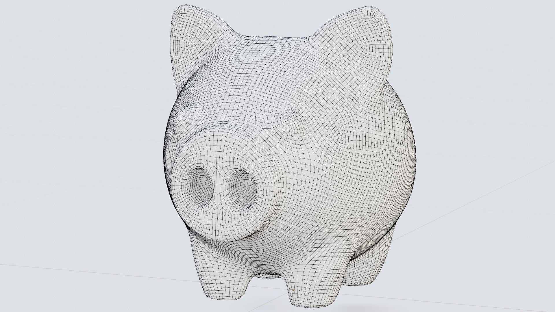 Piggy bank  3D model_1