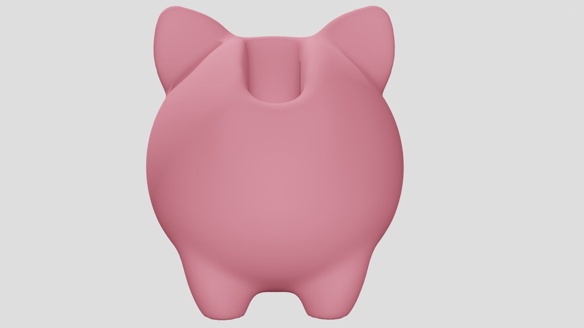 Piggy bank  3D model_4