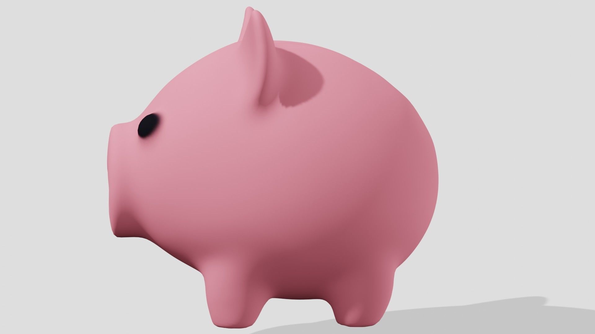 Piggy bank  3D model_3