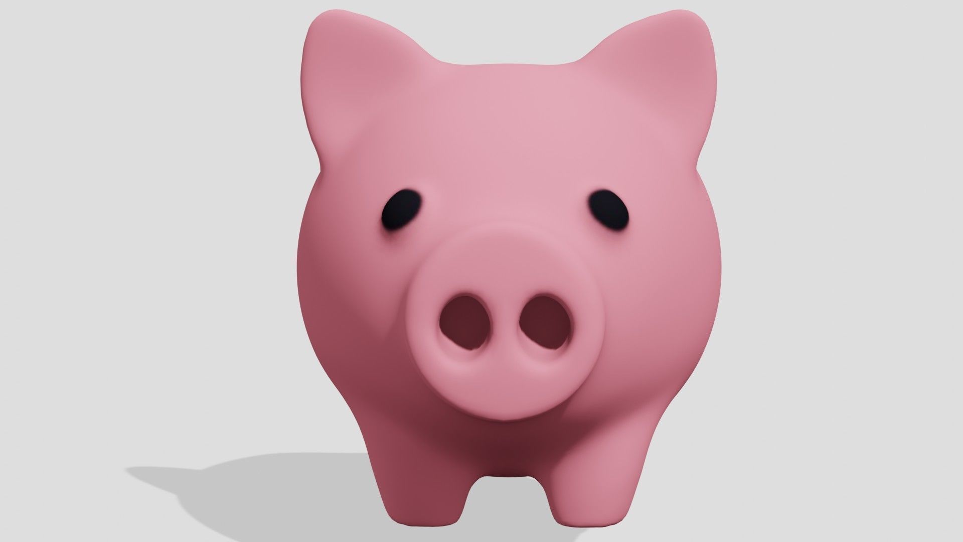 Piggy bank  3D model_2
