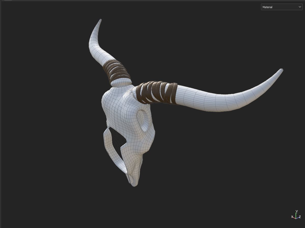 Decor Skull 3D model_8