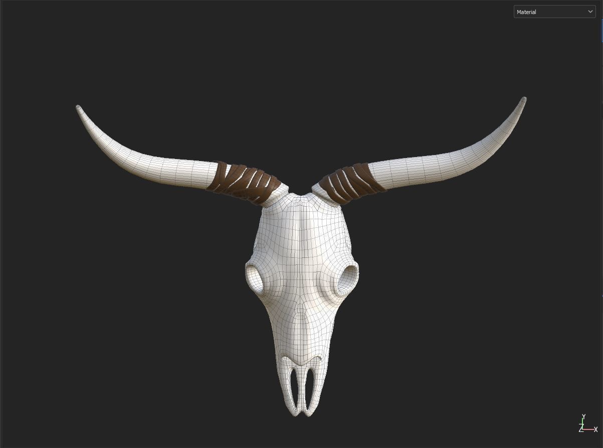 Decor Skull 3D model_6