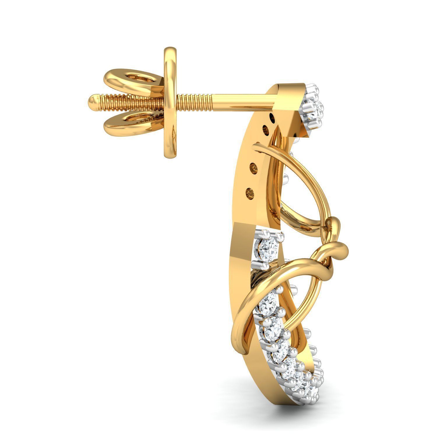 Diamond Solitaire Necklaces Set With Ring 3D Print Model 3D print model_8