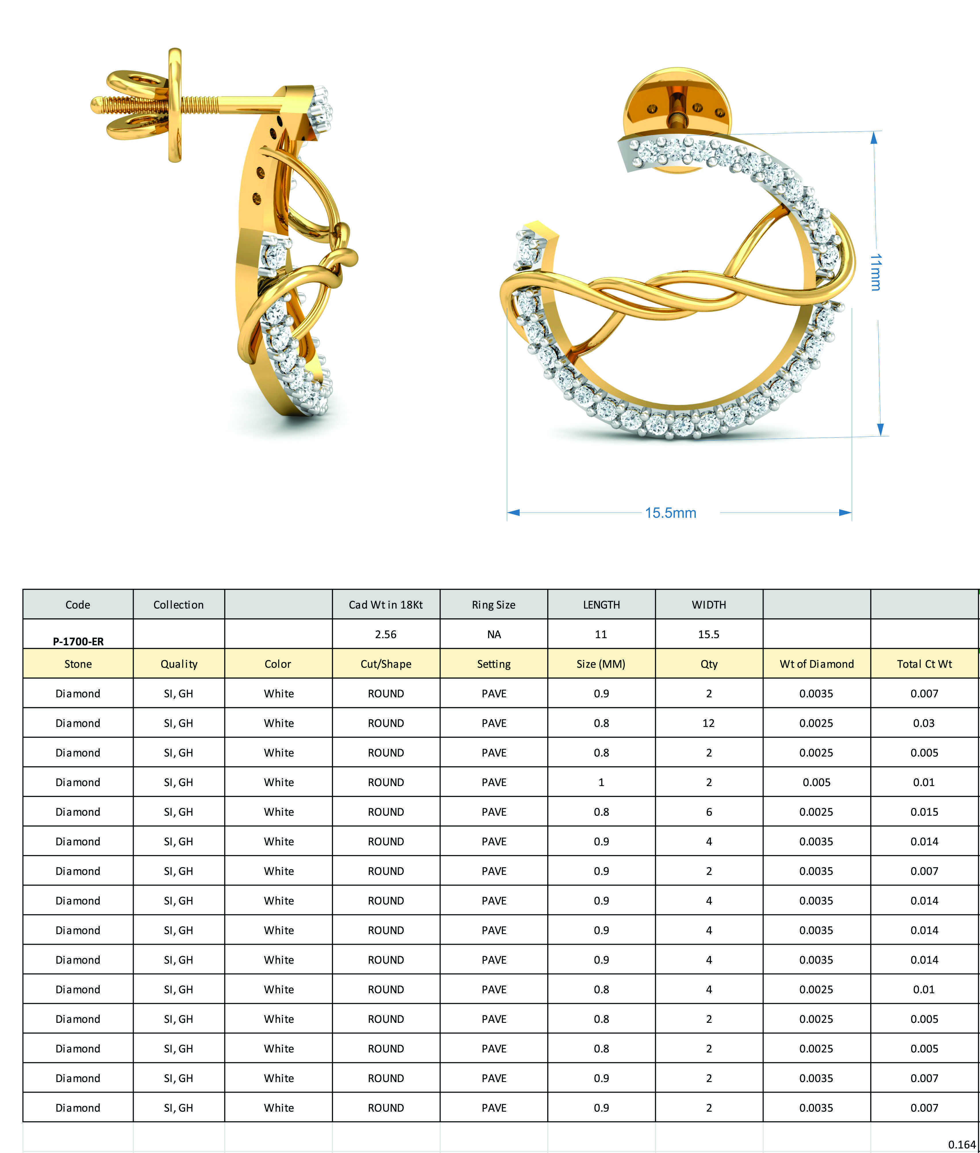 Diamond Solitaire Necklaces Set With Ring 3D Print Model 3D print model_1