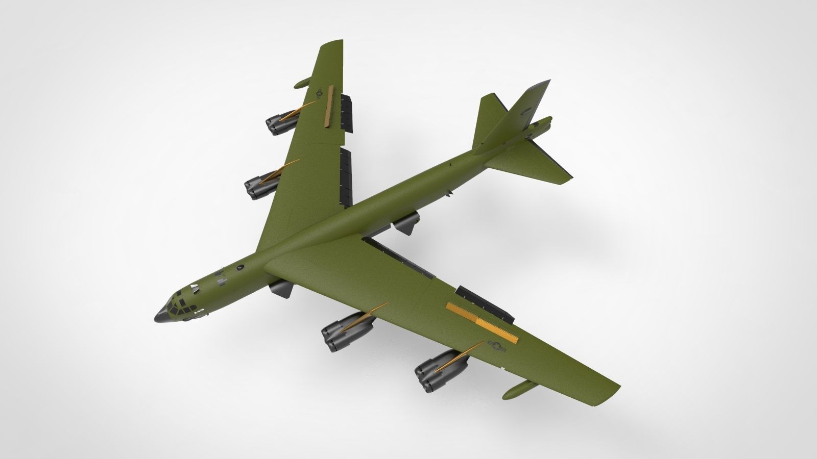 B-52 Stratofortress 3D model_1