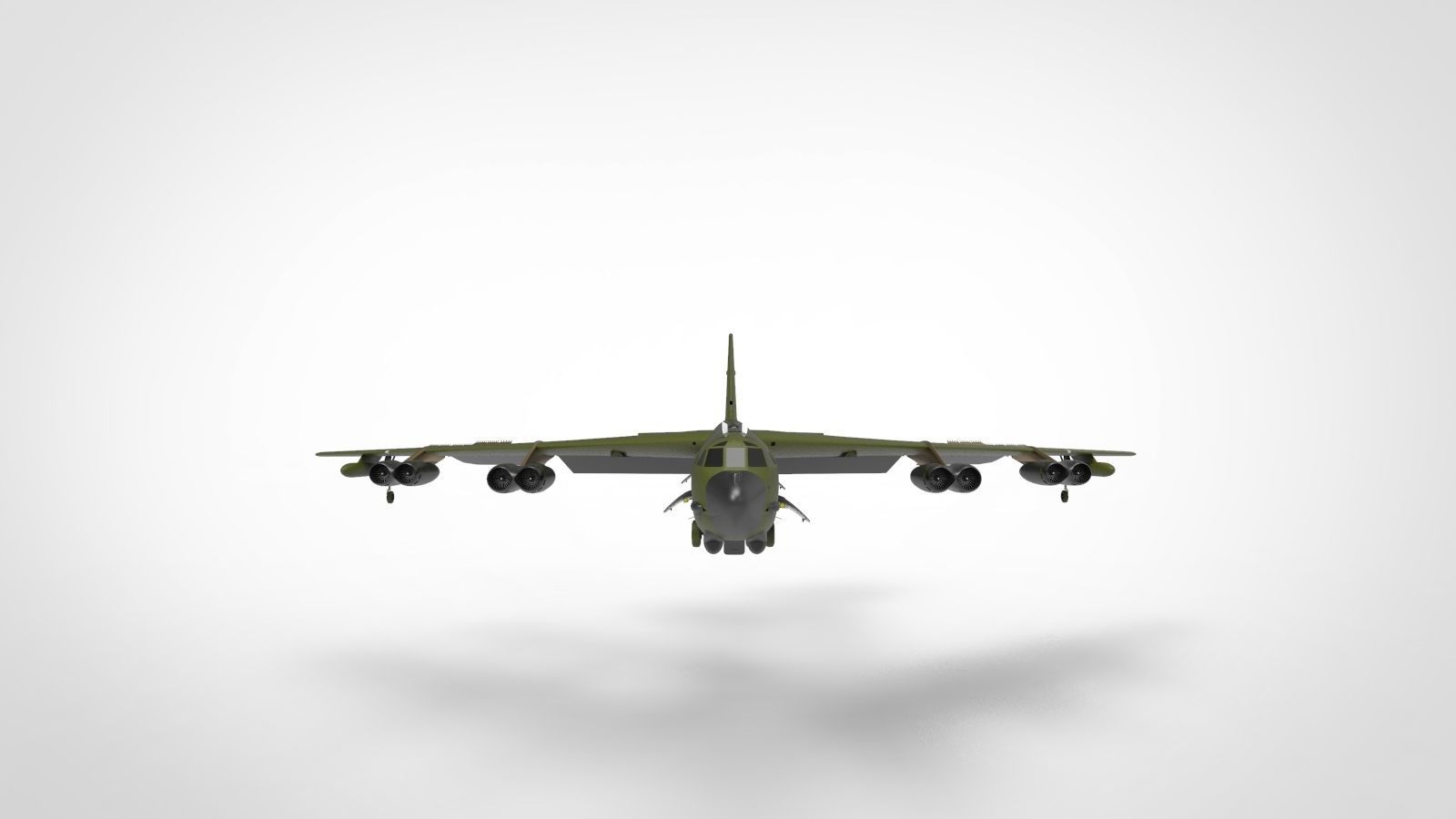 B-52 Stratofortress 3D model_4