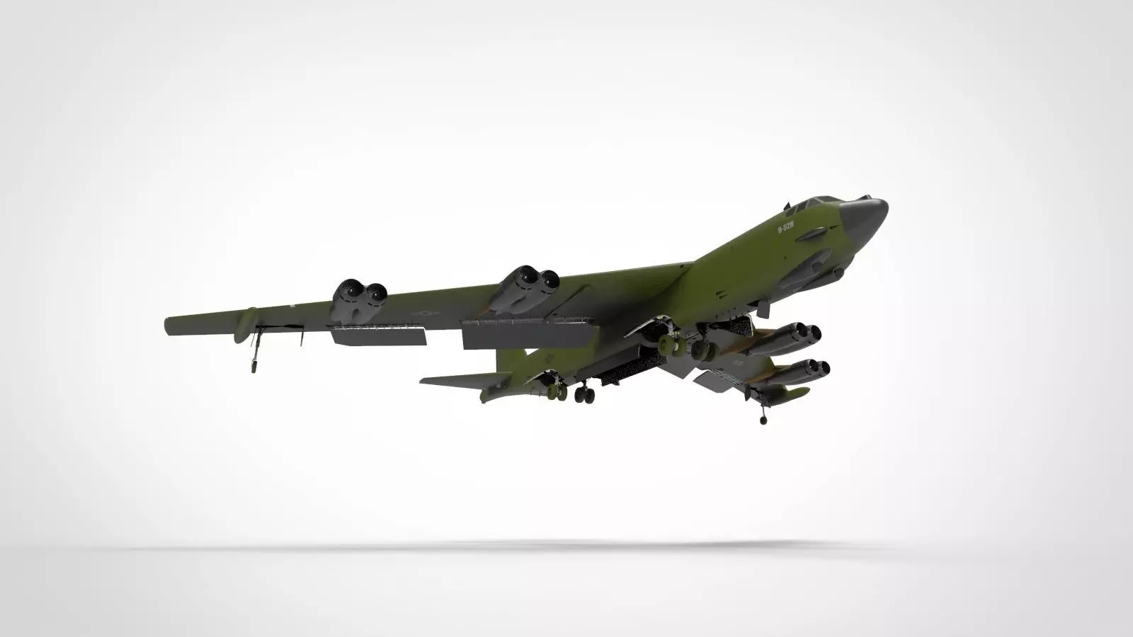 B-52 Stratofortress 3D model_0