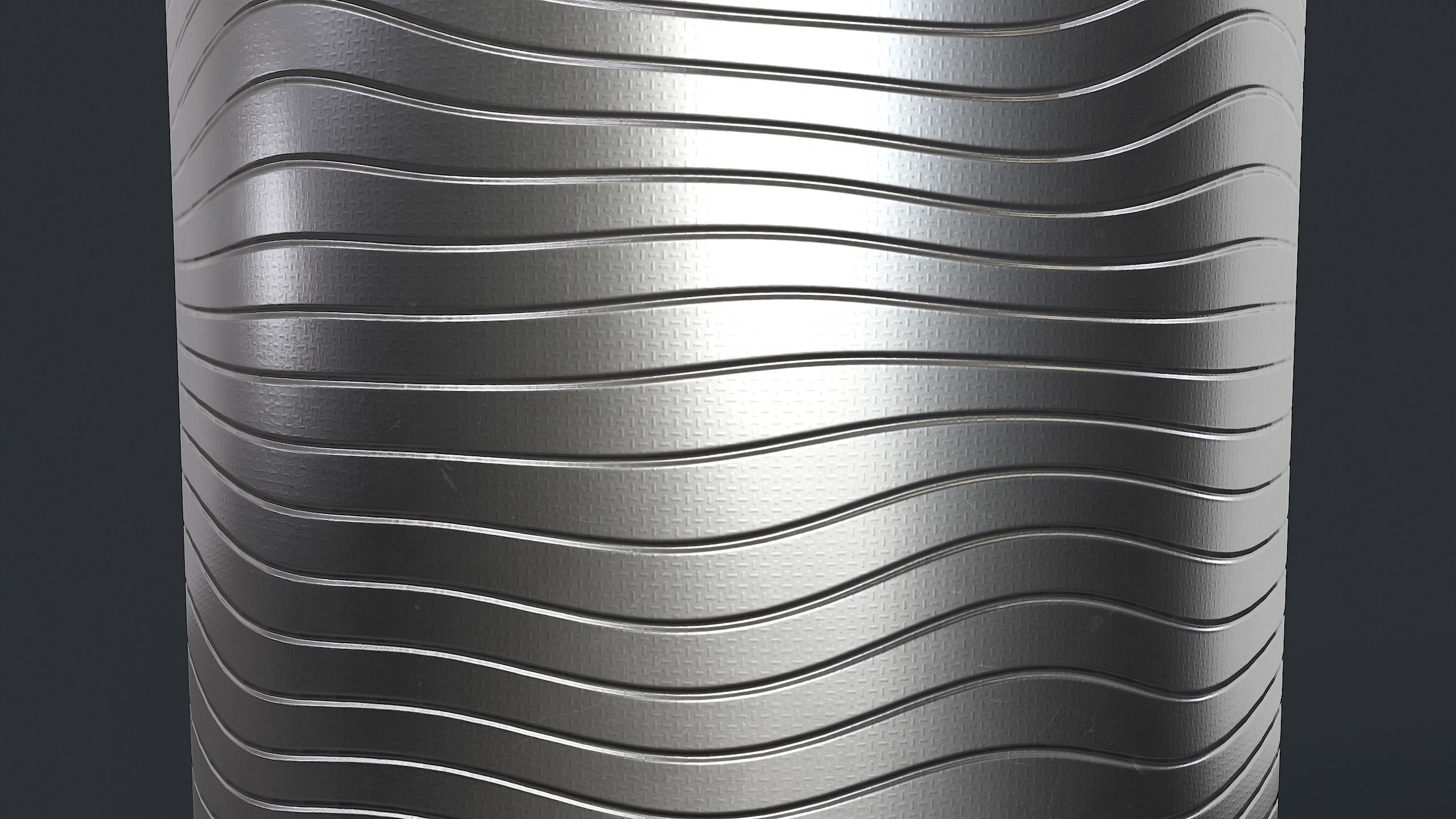 Street Trash Can 26 PBR Game Ready Low-poly 3D model_12