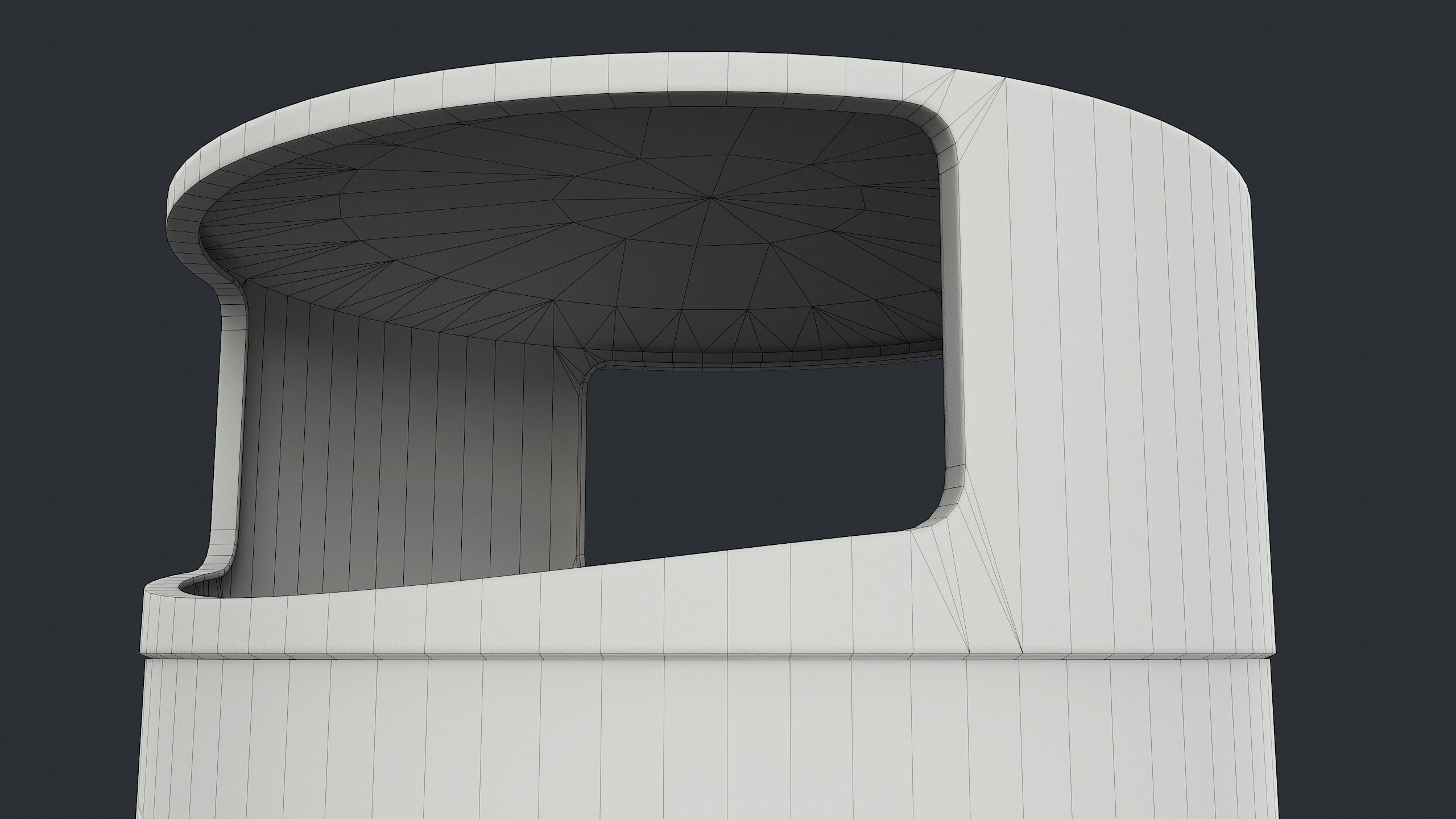 Street Trash Can 26 PBR Game Ready Low-poly 3D model_19