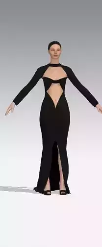 raglan slevee heart panel neckline and belt open 