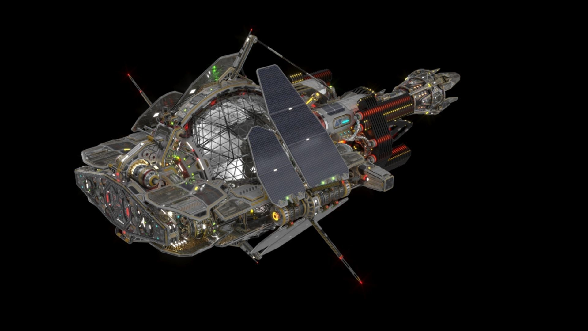 Civilian DROMEDARY Fission Drive Section 3D model_20