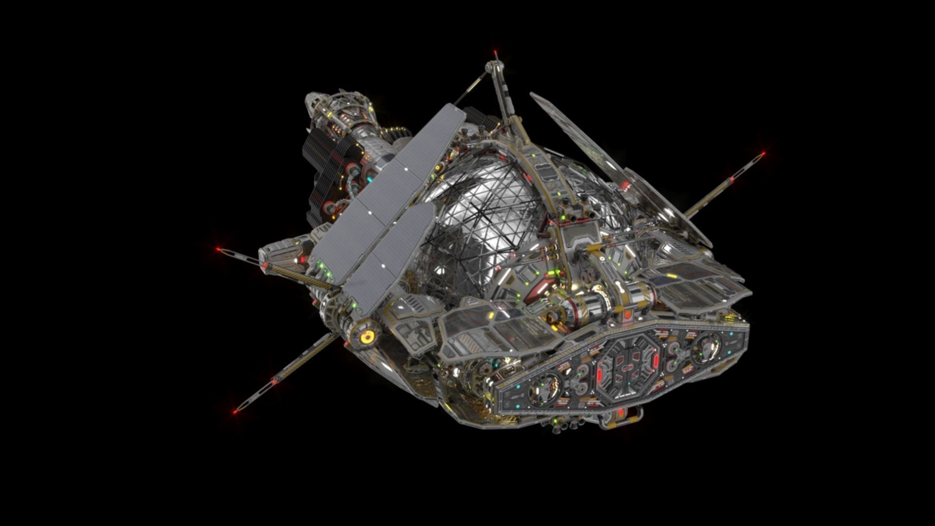 Civilian DROMEDARY Fission Drive Section 3D model_23