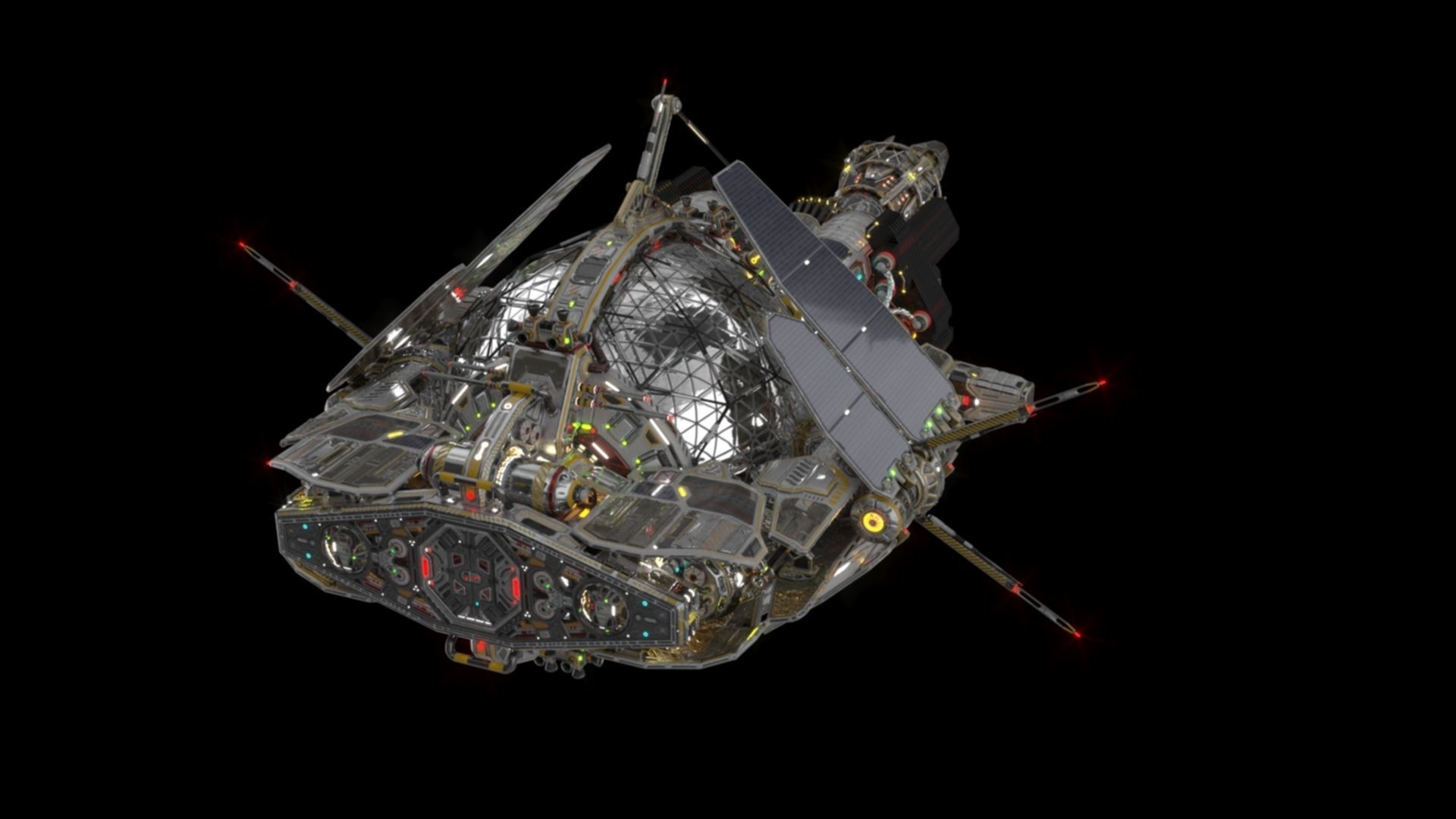 Civilian DROMEDARY Fission Drive Section 3D model_21